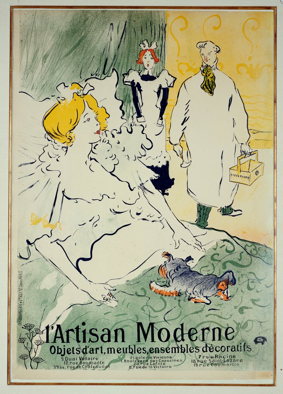 Moderní řemeslník, 1896 od Henri de Toulouse Lautrec