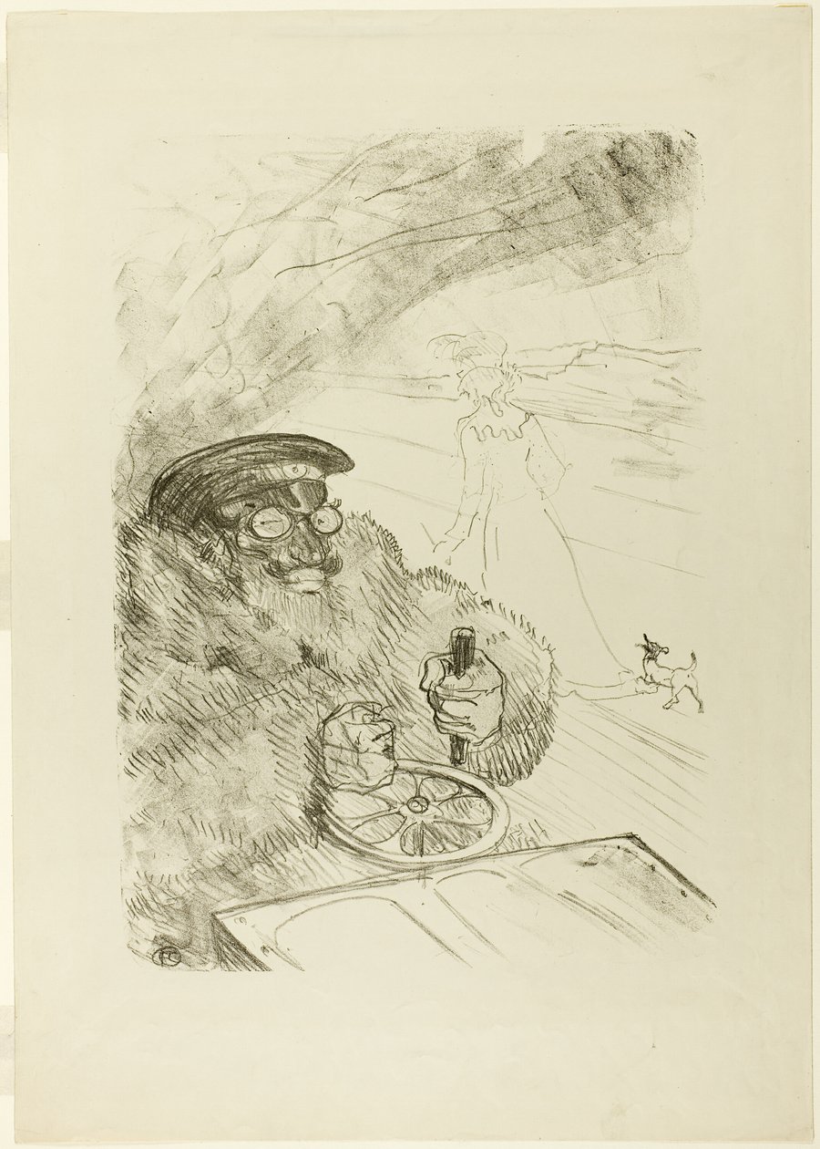 Motorista od Henri de Toulouse Lautrec