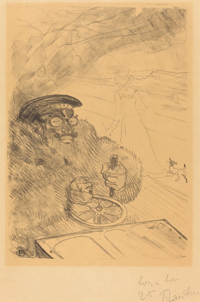 Motorista, 1896. od Henri de Toulouse Lautrec