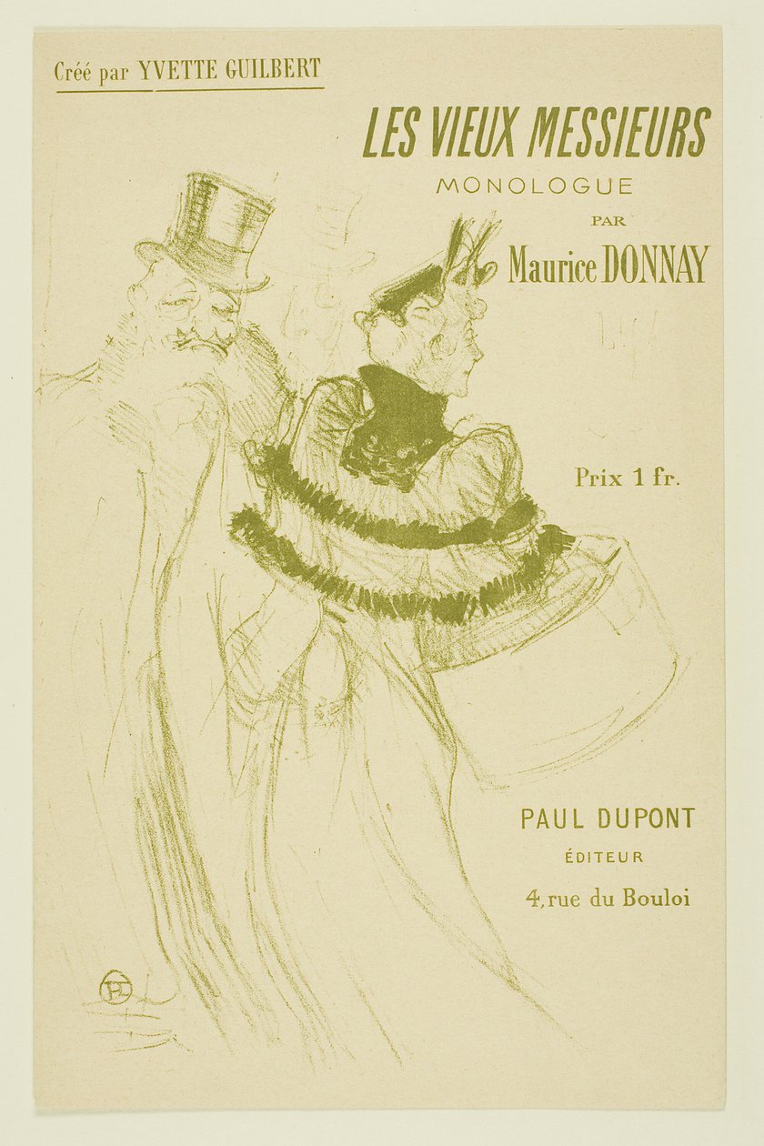 Staří pánové od Henri de Toulouse Lautrec