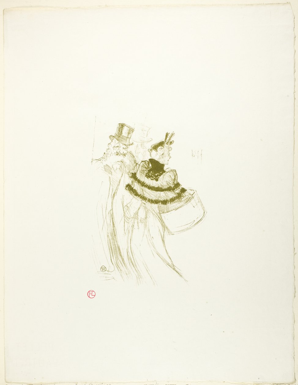 Staří pánové od Henri de Toulouse Lautrec