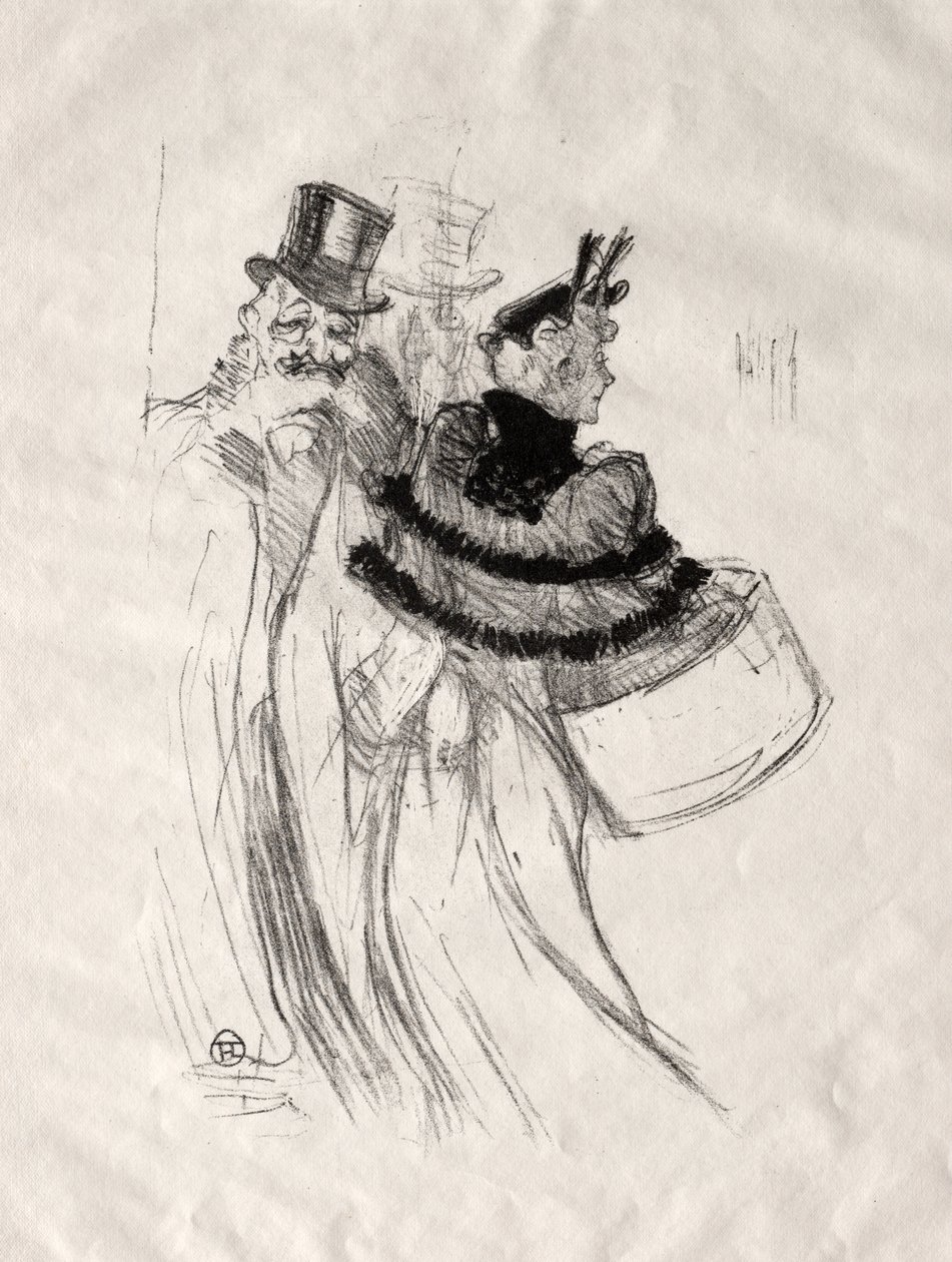 Staří pánové od Henri de Toulouse Lautrec