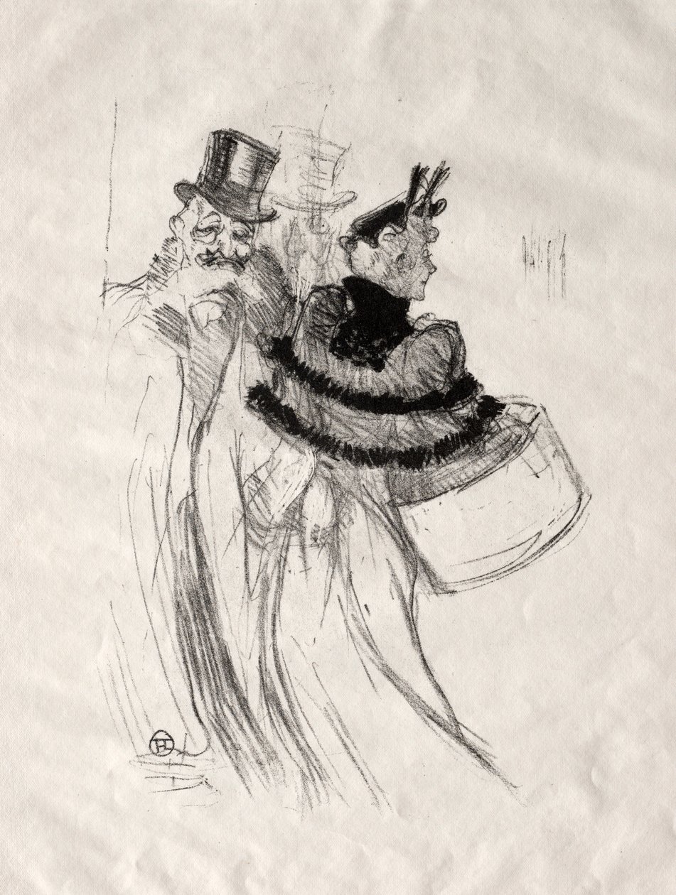 Staří pánové, 1894. od Henri de Toulouse Lautrec