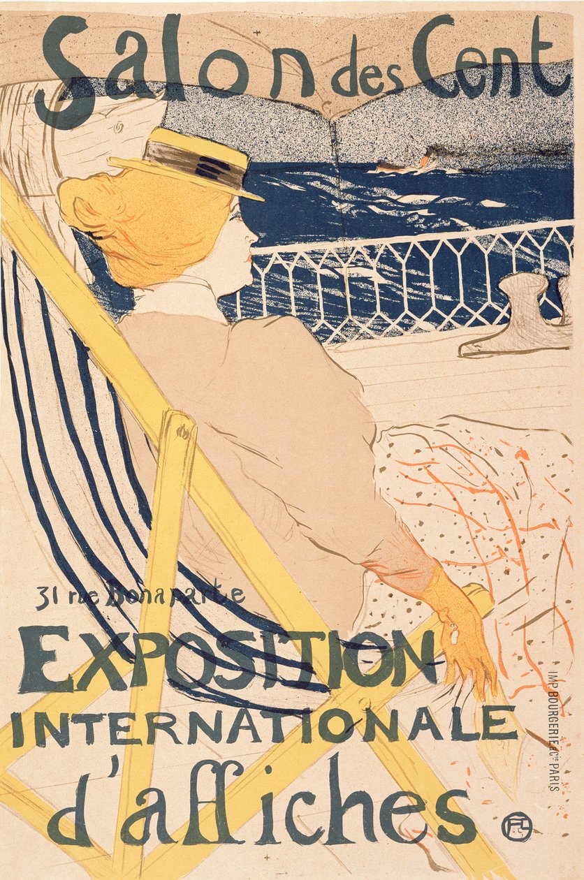 Cestující z kabiny 54 - Plavba na jachtě, 1896 od Henri de Toulouse Lautrec