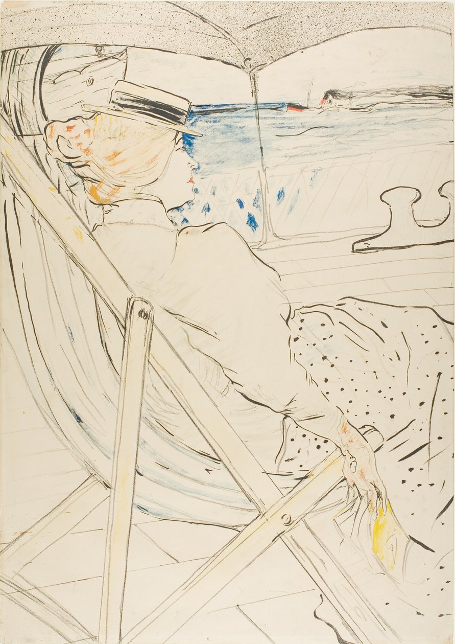 Cestující v kabině 54 – Plavba od Henri de Toulouse Lautrec