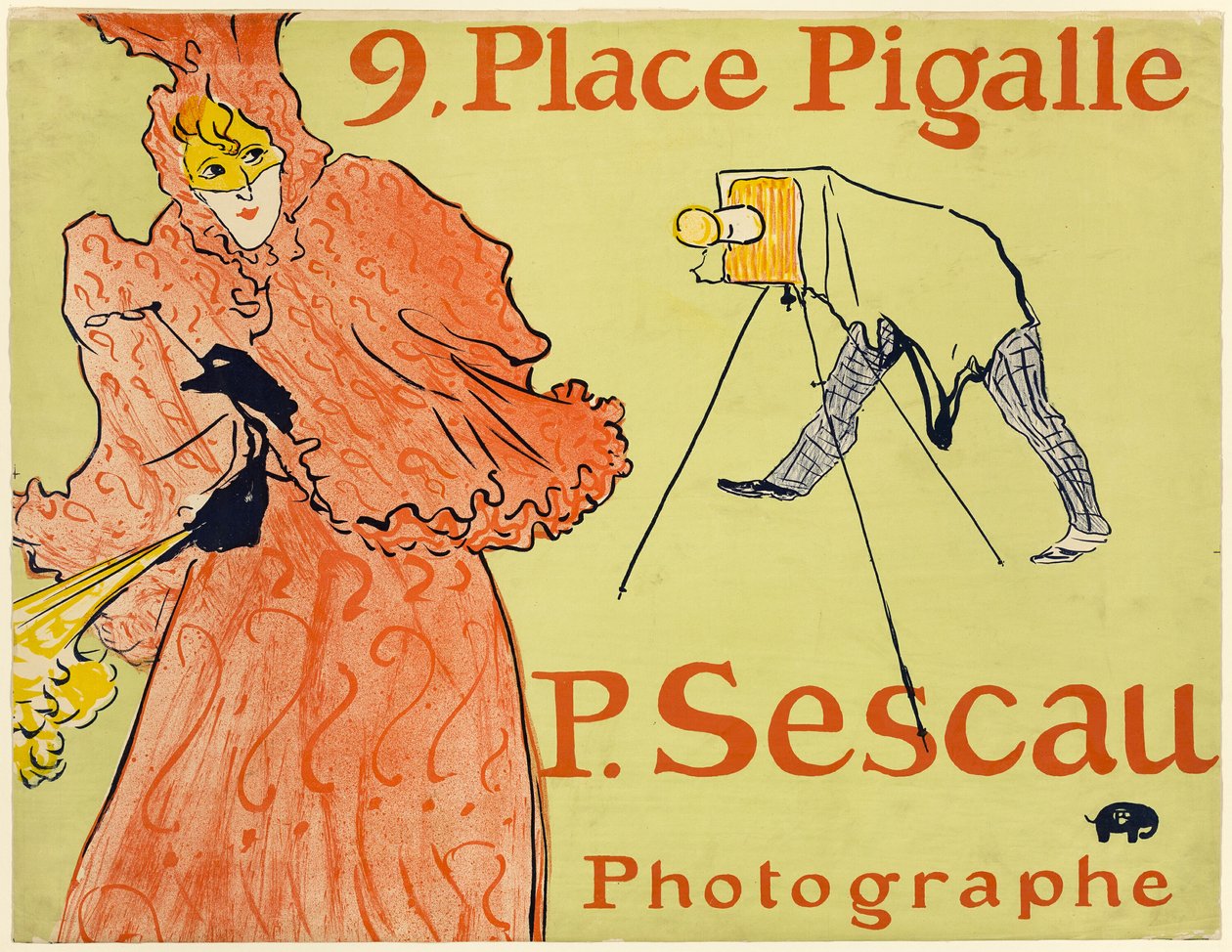 Fotograf Sescau od Henri de Toulouse Lautrec