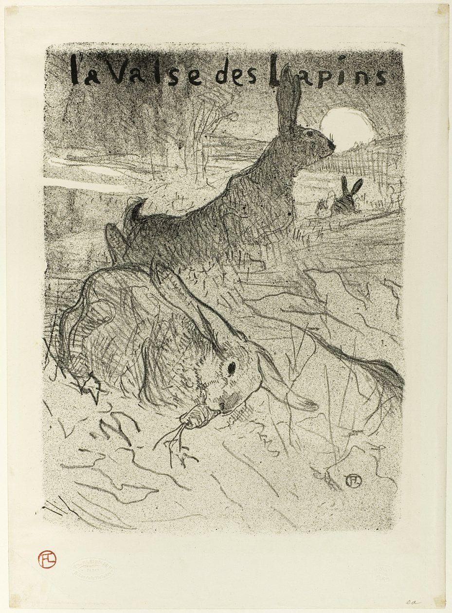 Králičí valčík od Henri de Toulouse Lautrec