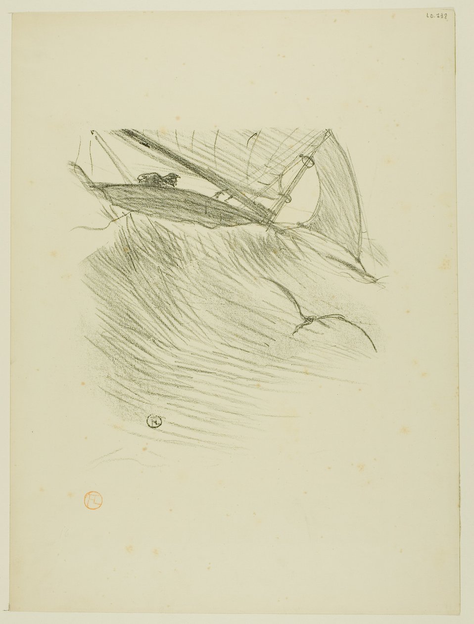 Mořské vlaštovky, z Melodies od Désiré Dihau od Henri de Toulouse Lautrec