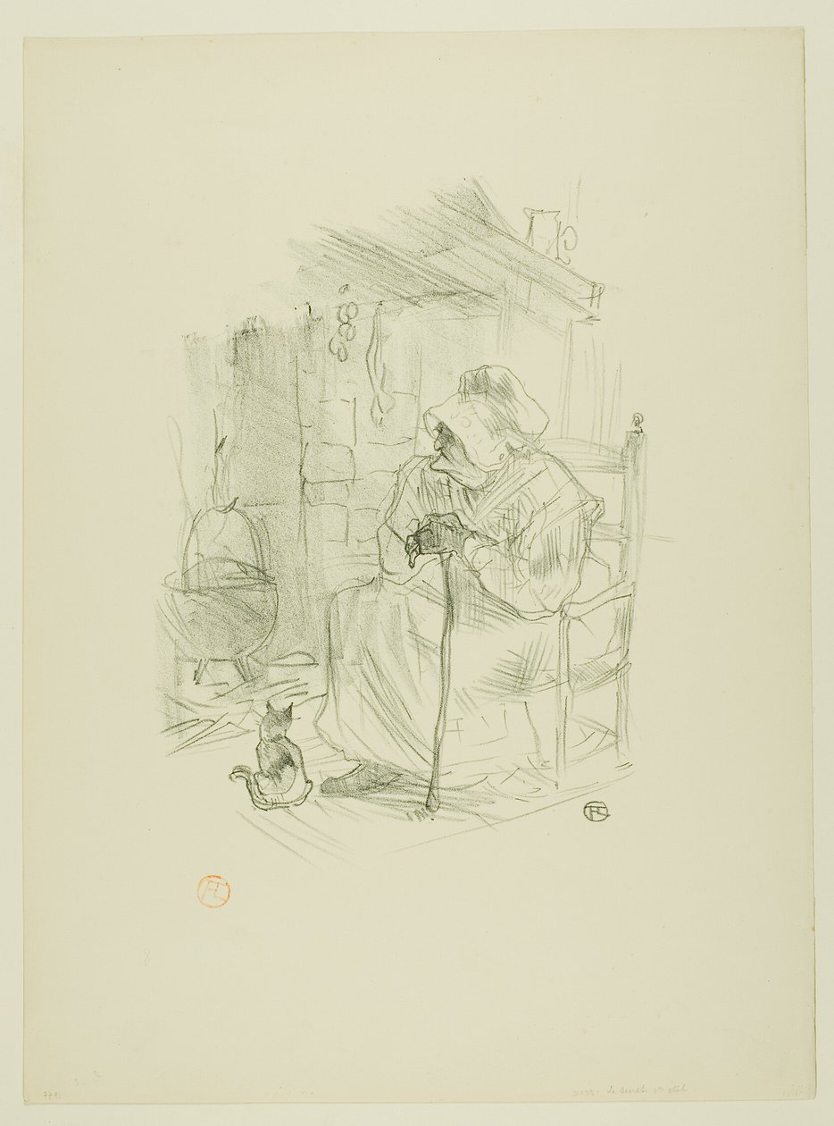 Tajemství, z Mélodies de Désiré Dihau od Henri de Toulouse Lautrec