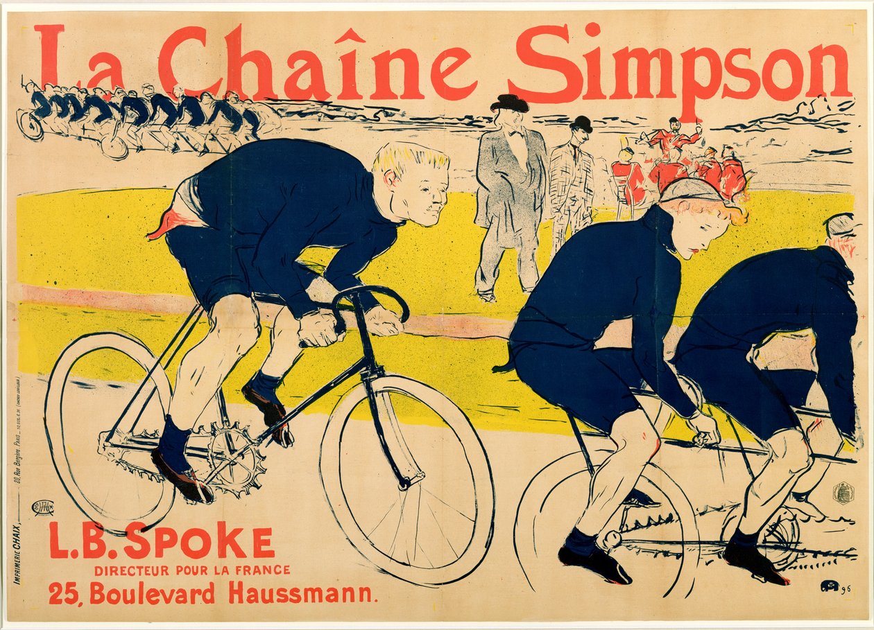 Simpsonův řetěz, 1896 od Henri de Toulouse Lautrec