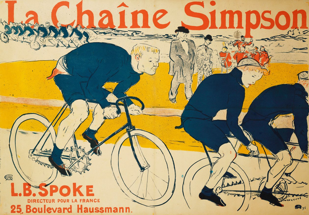 Simpsonův řetěz; The Simpsons Chain, 1896 od Henri de Toulouse Lautrec