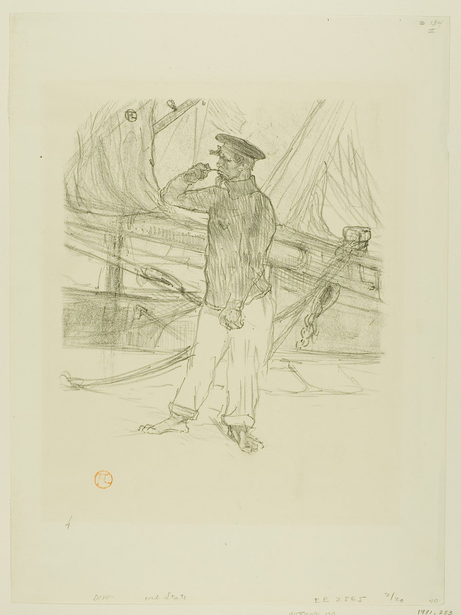 The Smoked Herring, z Melodies od Désiré Dihau od Henri de Toulouse Lautrec