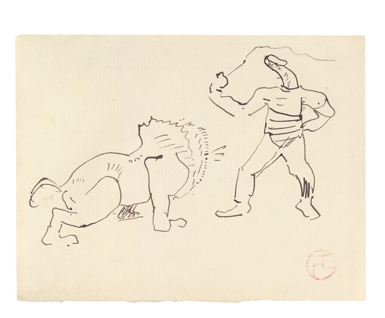 Krotitel, kolem roku 1888 od Henri de Toulouse Lautrec