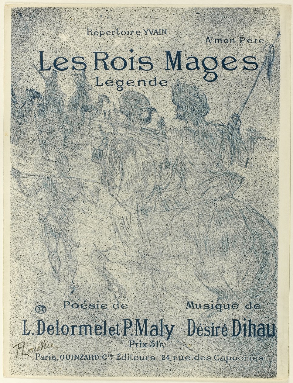 Tři mudrci od Henri de Toulouse Lautrec