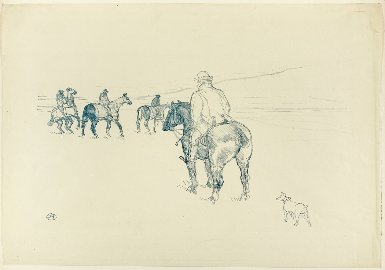 Trenér od Henri de Toulouse Lautrec
