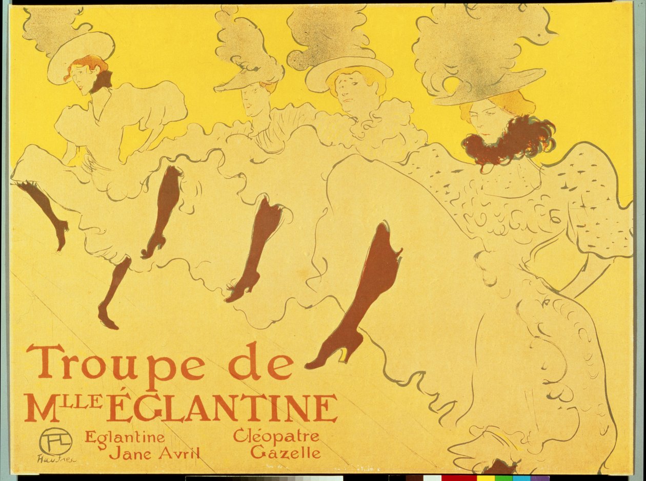 Společnost Mademoiselle Eglantine, 1896 od Henri de Toulouse Lautrec