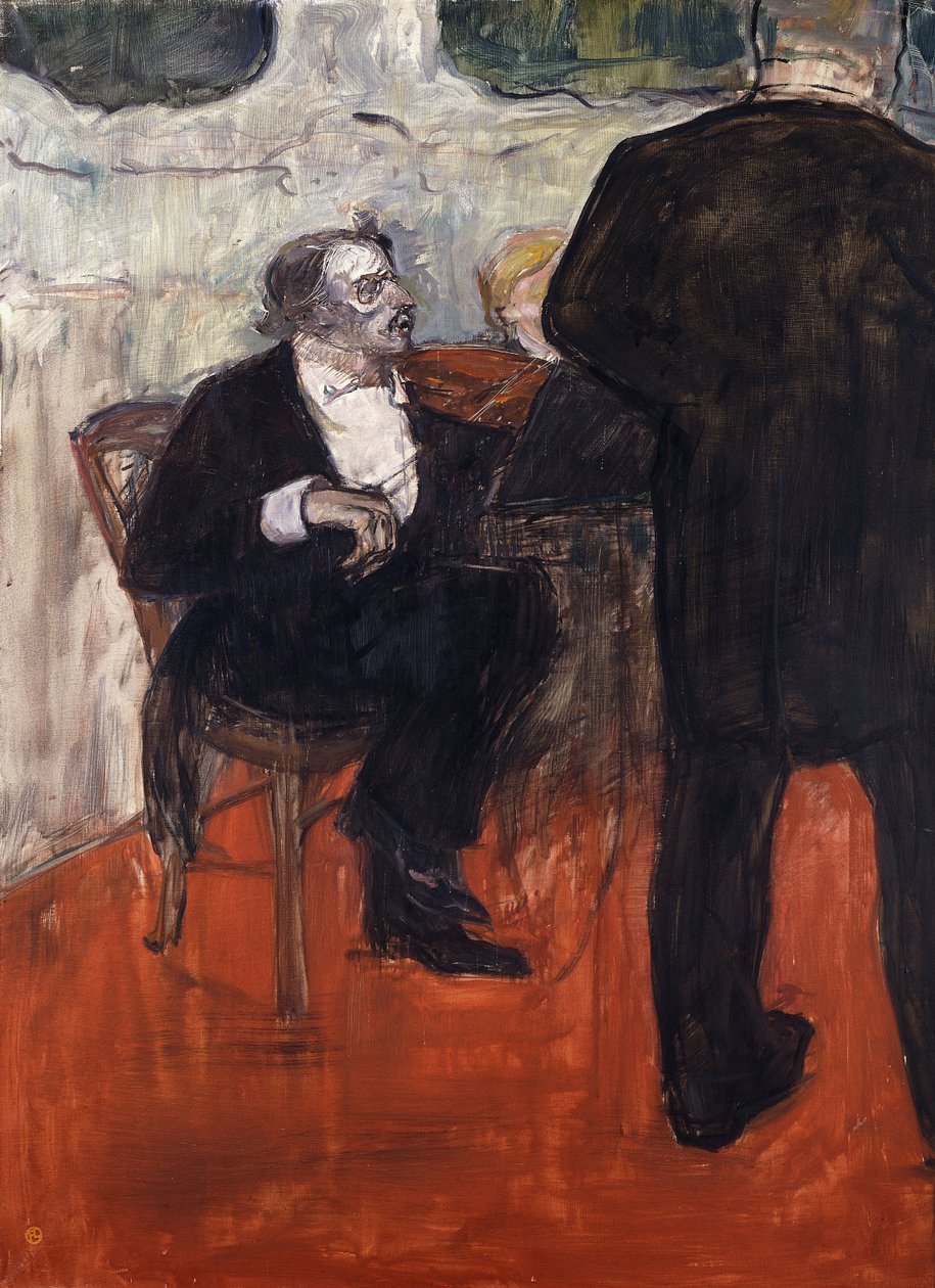 Houslista Dancla; Le Violiniste Dancla, 1900 od Henri de Toulouse Lautrec