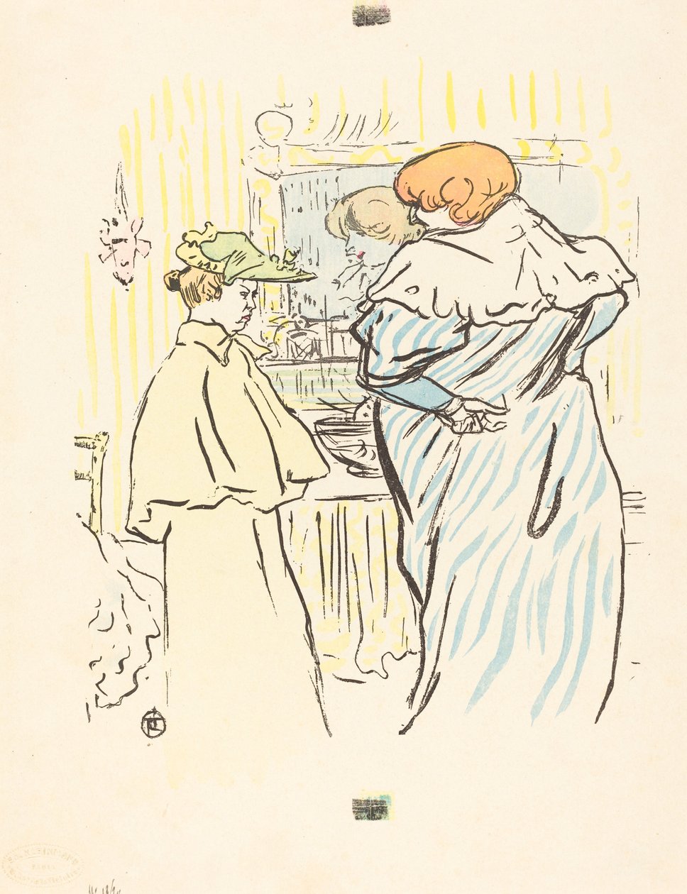 Dvě ženy před zrcadlem od Henri de Toulouse Lautrec