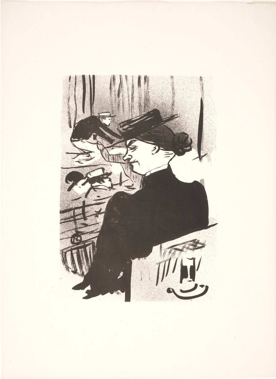 Divák od Henri de Toulouse Lautrec