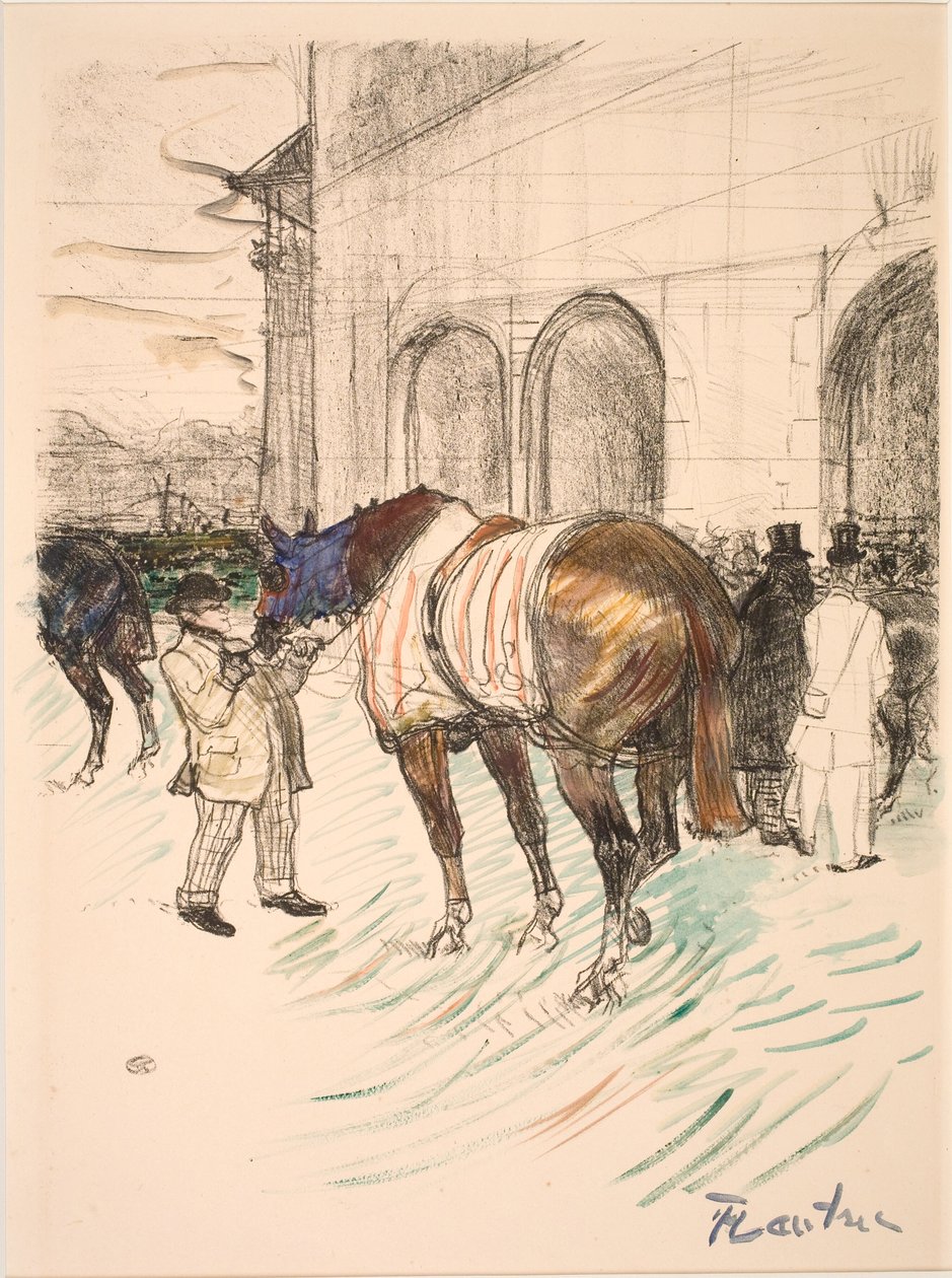 Závodní dráha od Henri de Toulouse Lautrec
