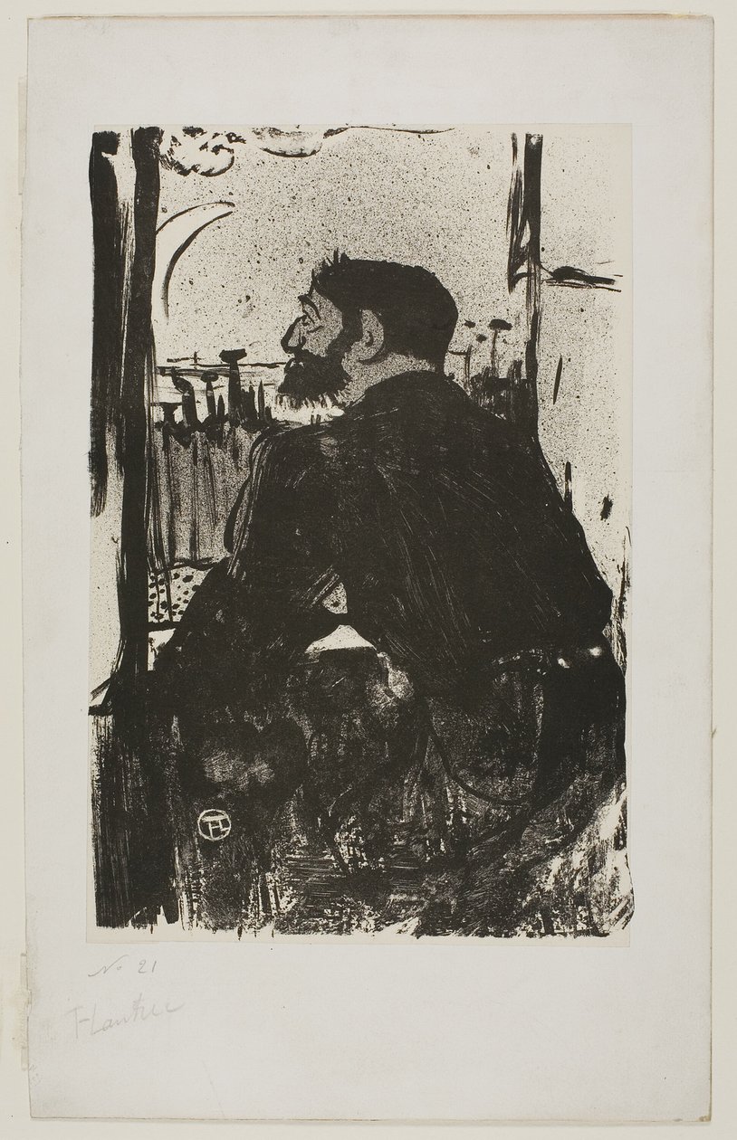 bílá noc od Henri de Toulouse Lautrec