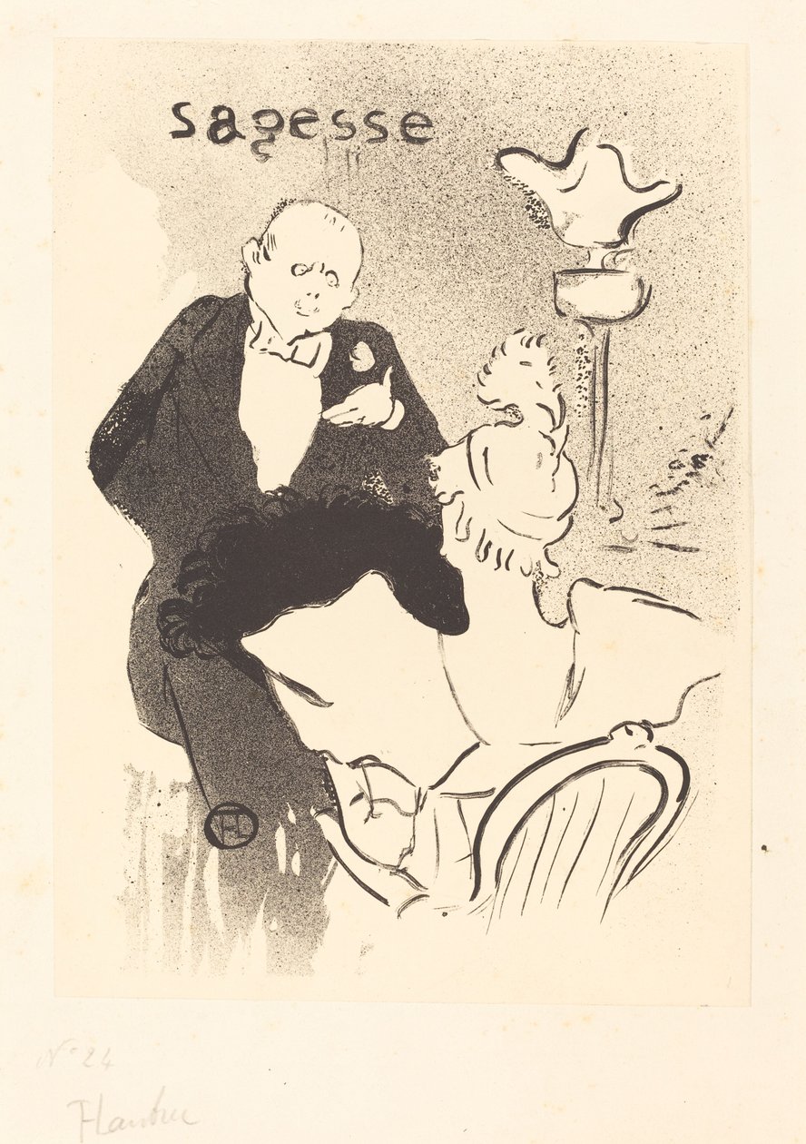 Moudrost od Henri de Toulouse Lautrec