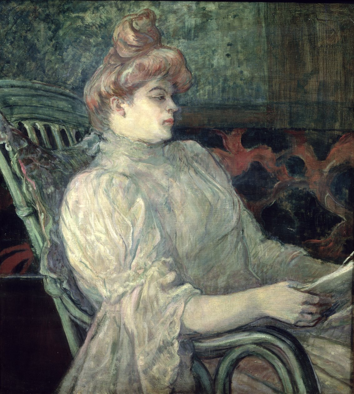 Žena čtení od Henri de Toulouse Lautrec