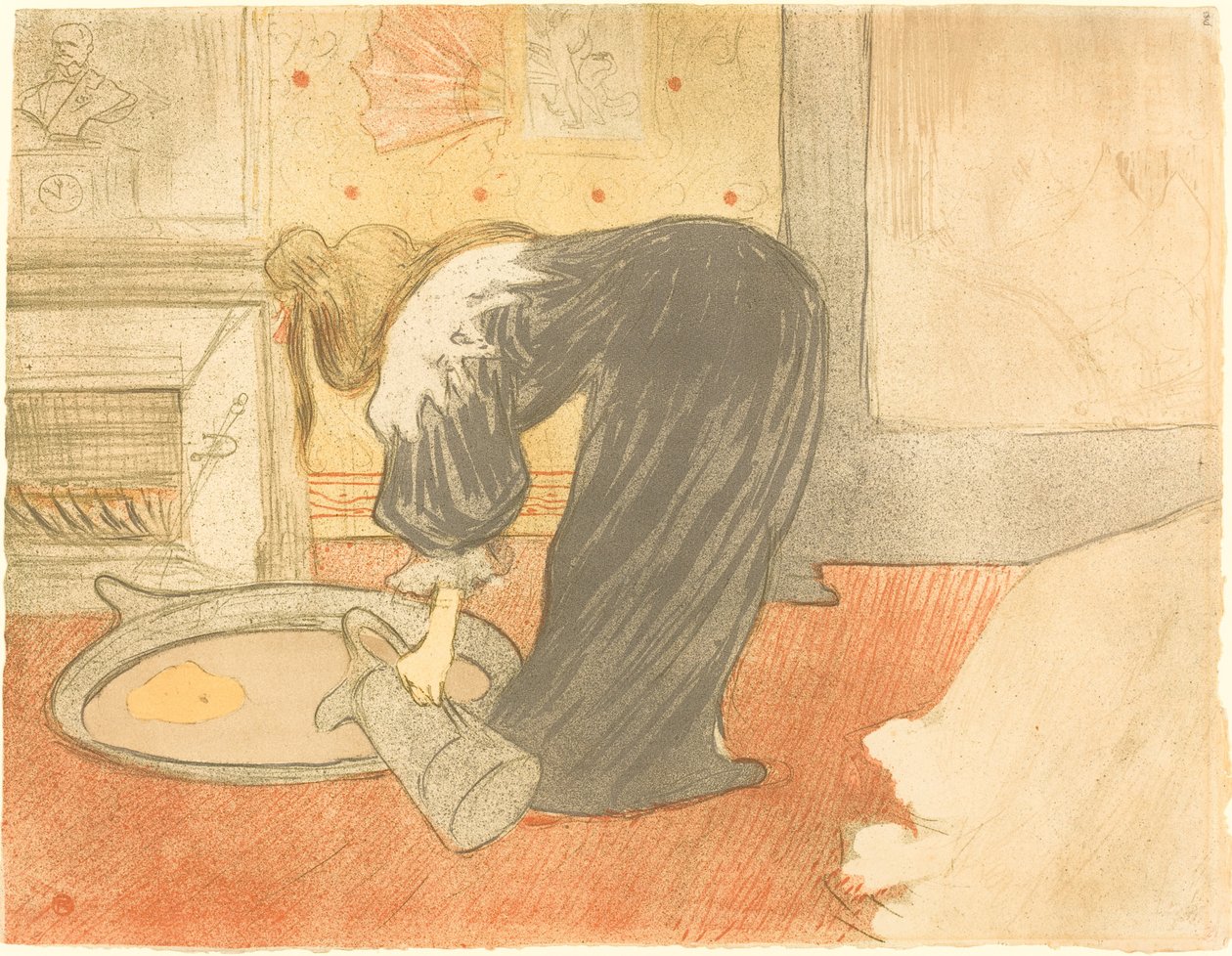 Žena ve vaně (Femme au van) od Henri de Toulouse Lautrec