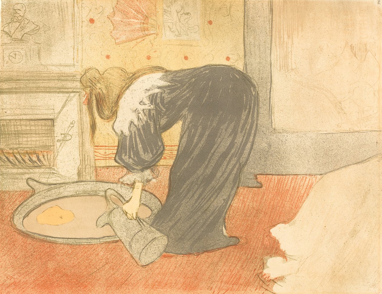 Žena ve vaně Femme au van, 1896. od Henri de Toulouse Lautrec