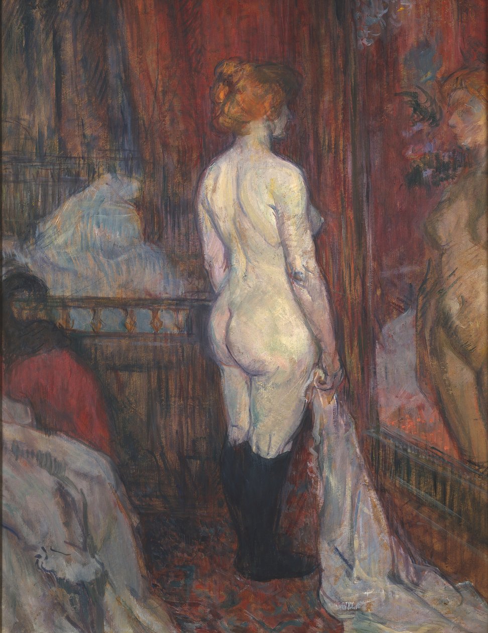 Žena před zrcadlem, 1897. od Henri de Toulouse Lautrec