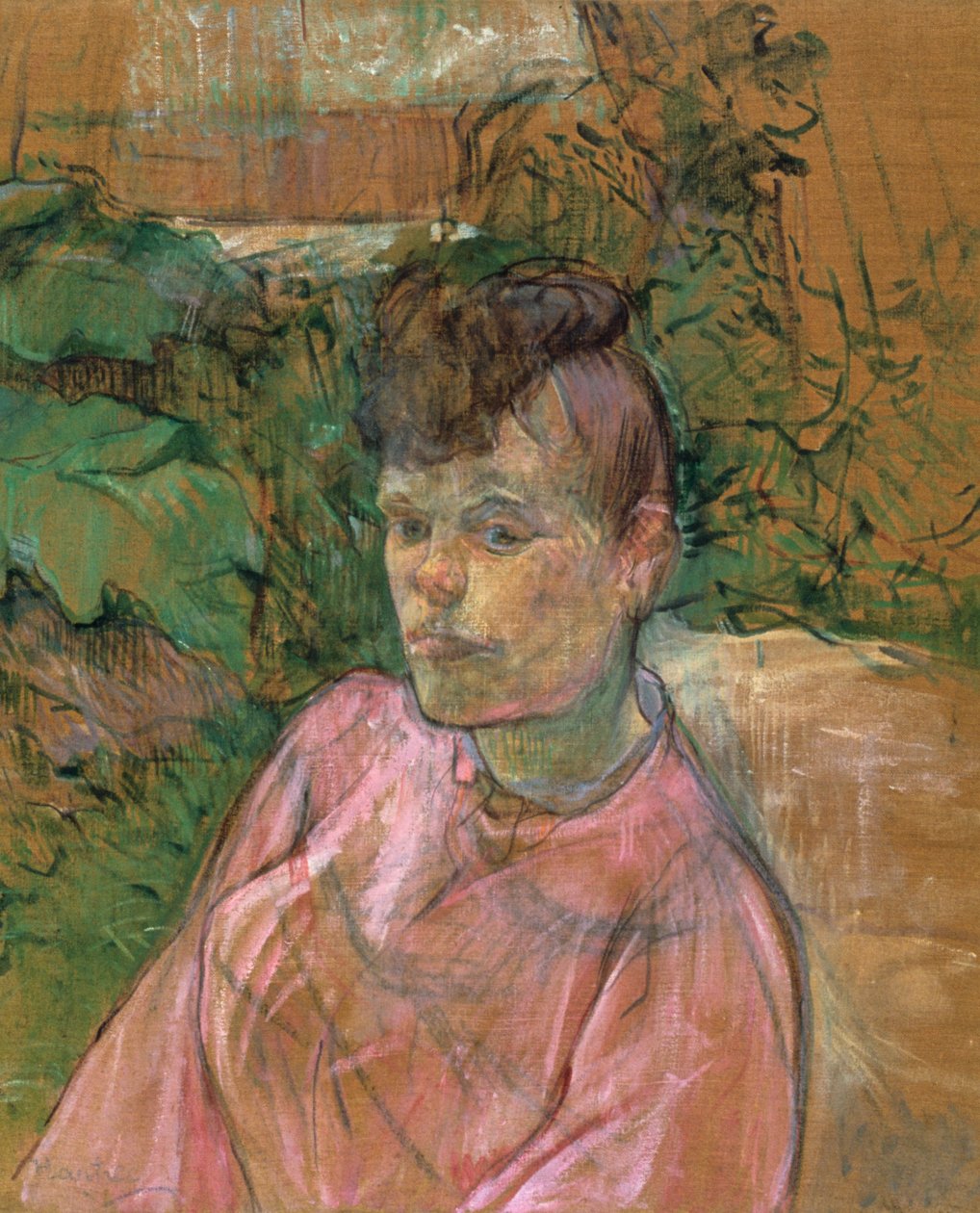 Žena v zahradě Monsieur Forest, 1889-1891 od Henri de Toulouse Lautrec