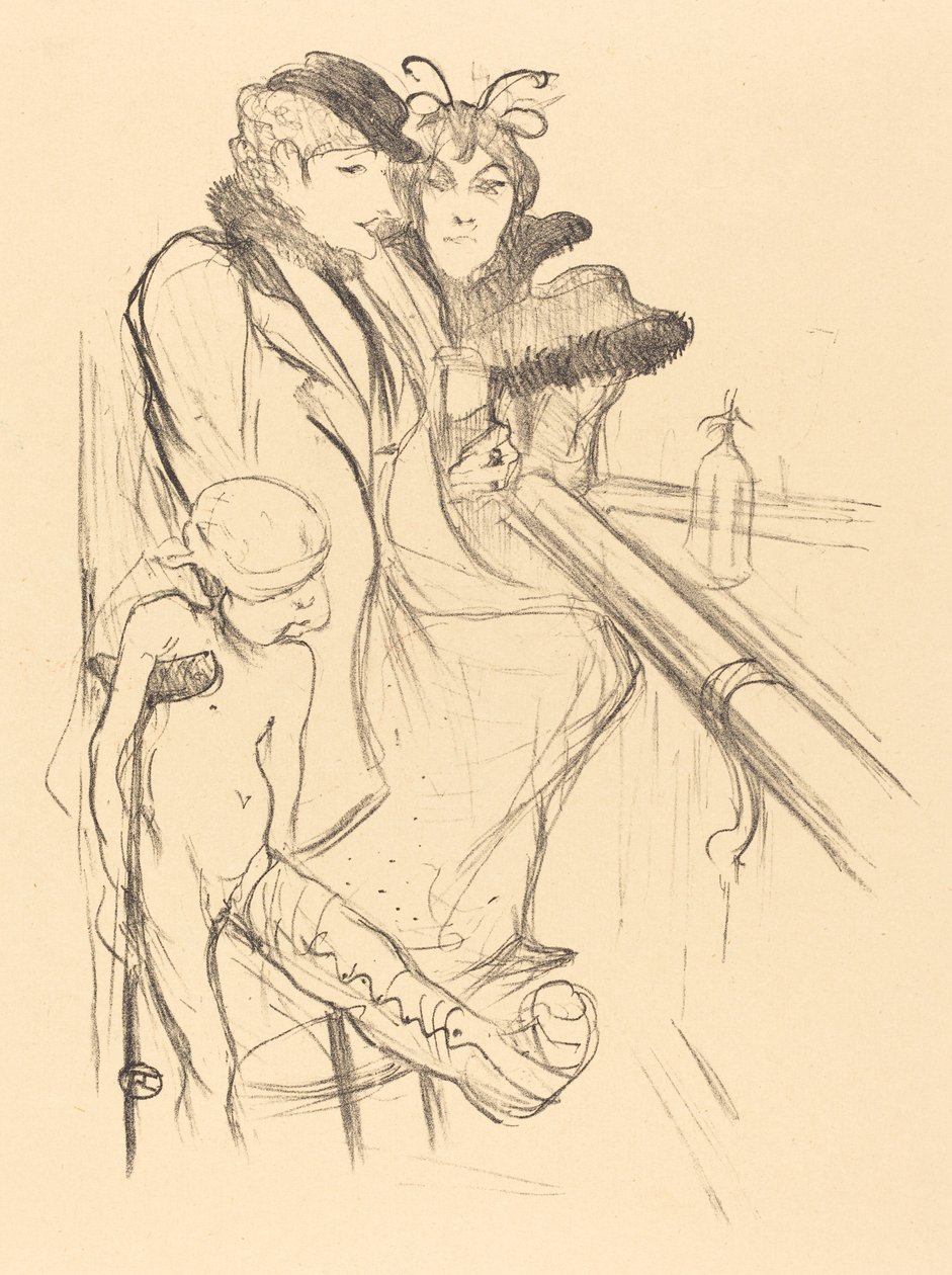 Zraněný Eros (Eros vanné) od Henri de Toulouse Lautrec