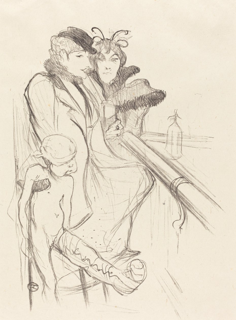 Zraněný Eros (Eros vanné) od Henri de Toulouse Lautrec