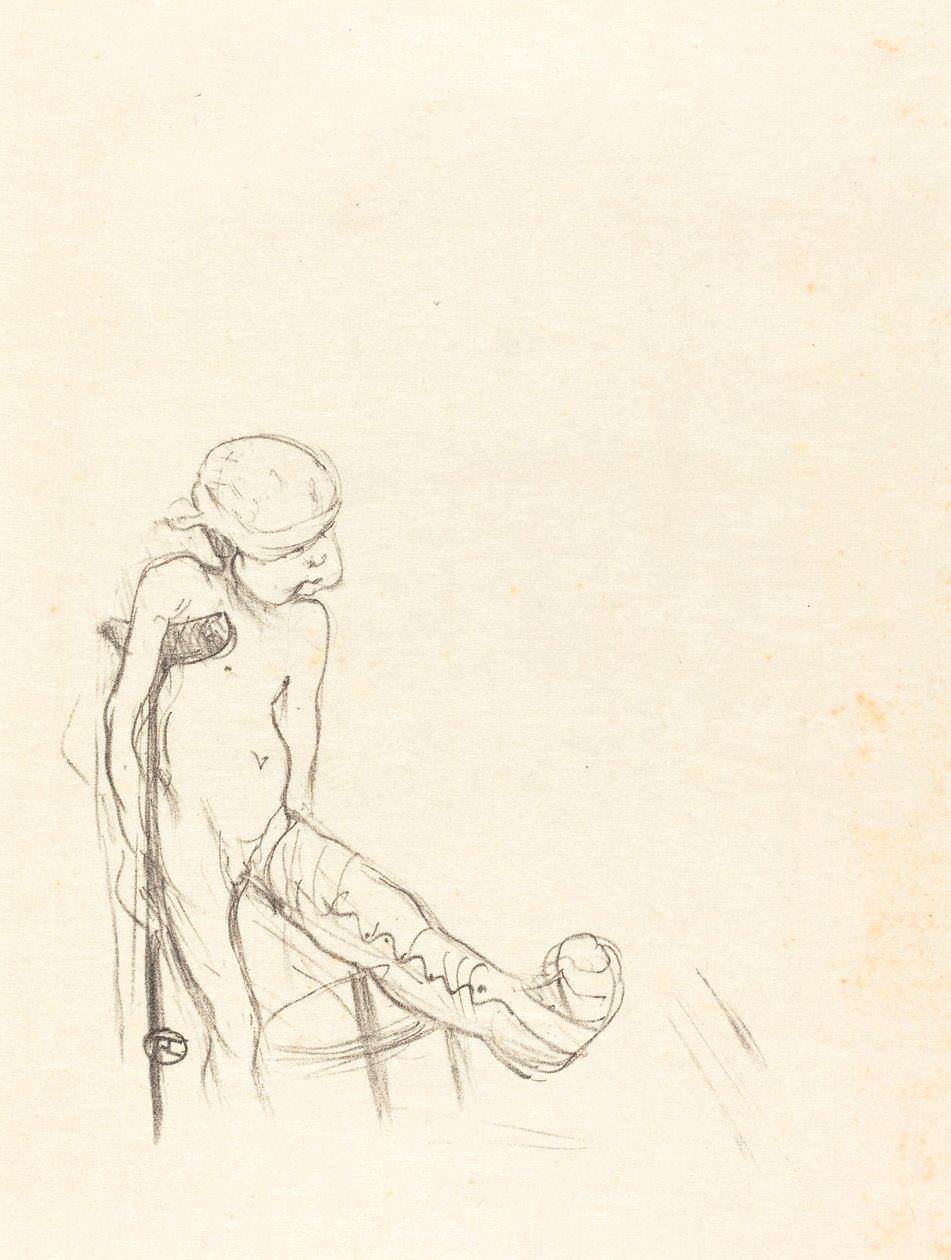 Zraněný Eros (Eros vanné) od Henri de Toulouse Lautrec