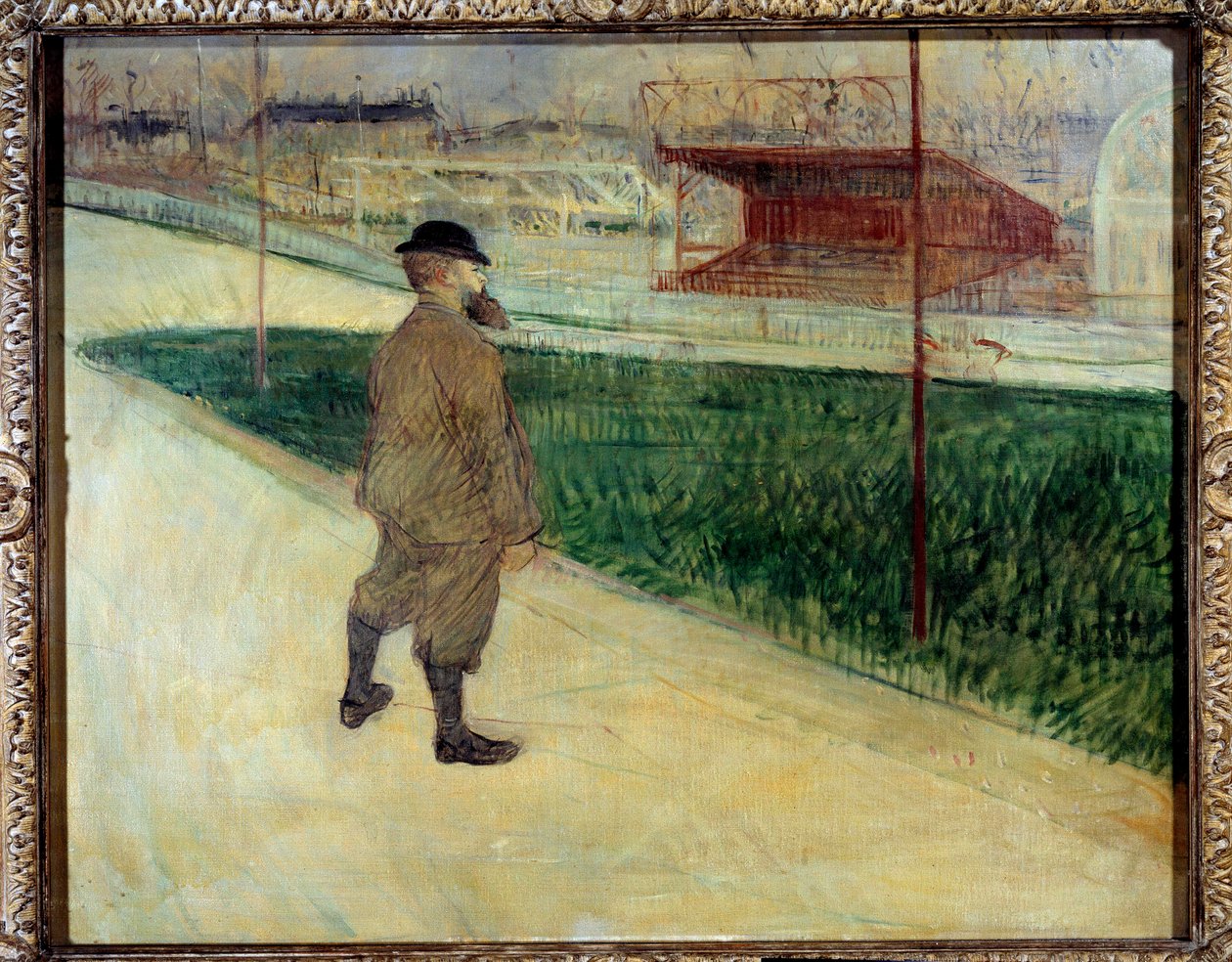 Spisovatel Paul Tristan říká, že Tristan Bernard na velodromu Buffalo Painting od Henriho de Toulouse Lautreca (1864-1901) od Henri de Toulouse Lautrec