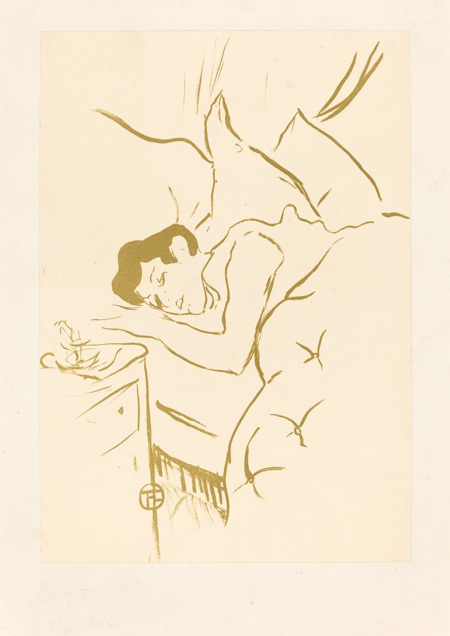 Vaše ústa (Ta bouche) od Henri de Toulouse Lautrec