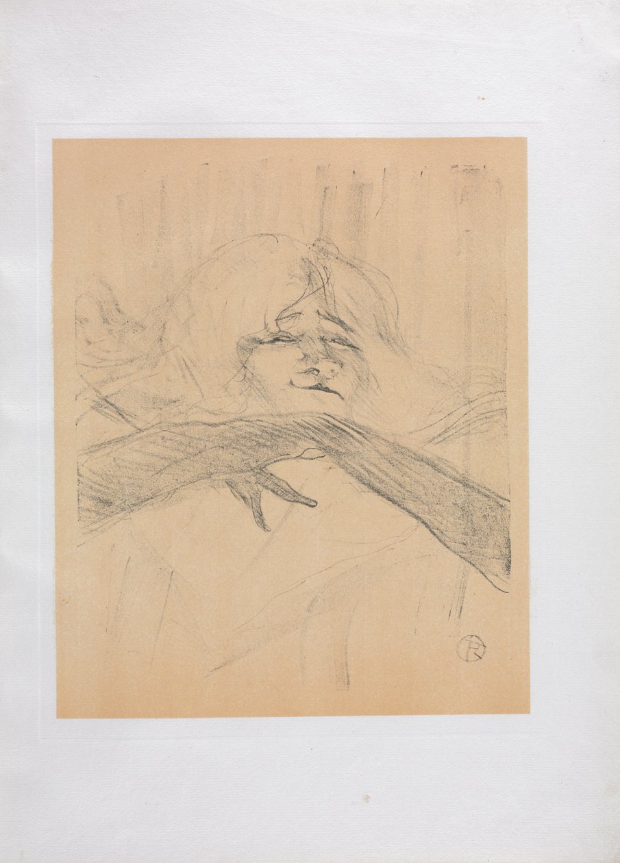 Yvette Guilbert-Anglická série: Linger Longer Loo od Henri de Toulouse Lautrec