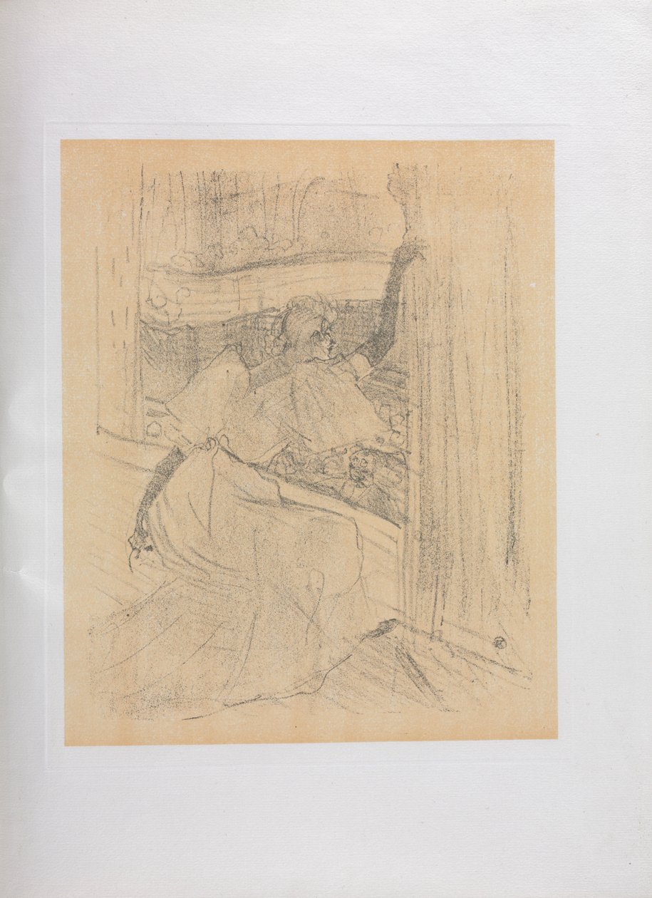 Yvette Guilbert-anglický seriál: Saluting the Audience, 1898. od Henri de Toulouse Lautrec