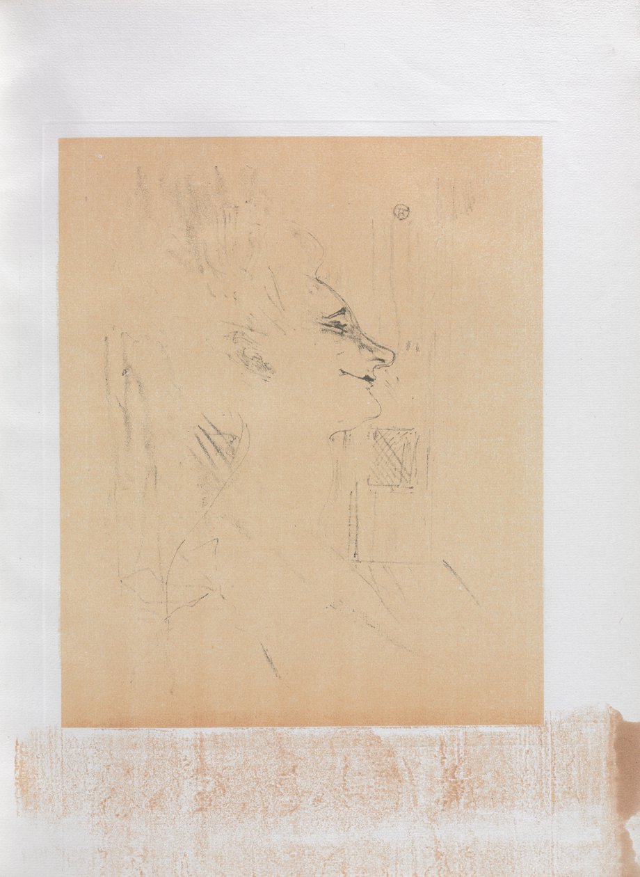 Yvette Guilbert-Anglická série: Soularde, 1898. od Henri de Toulouse Lautrec