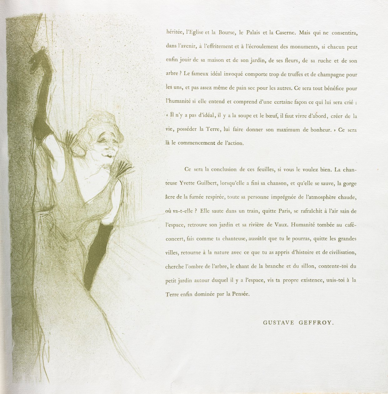 Yvette Guilbert-francouzská řada: č. 16, 1894. od Henri de Toulouse Lautrec