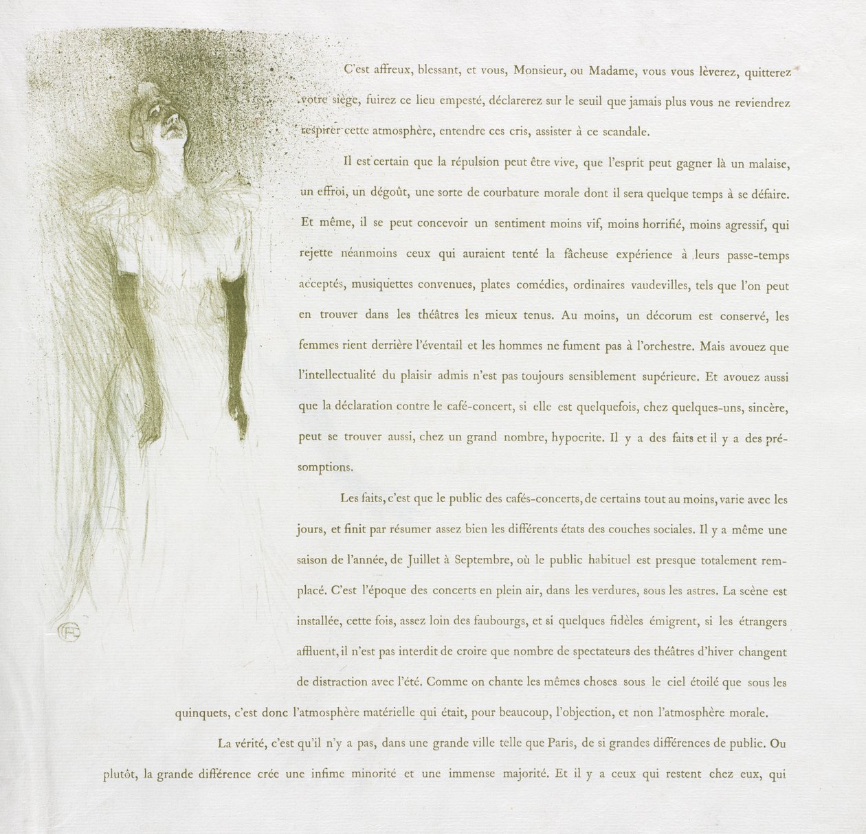 Yvette Guilbert-francouzská řada: č. 3, 1894. od Henri de Toulouse Lautrec