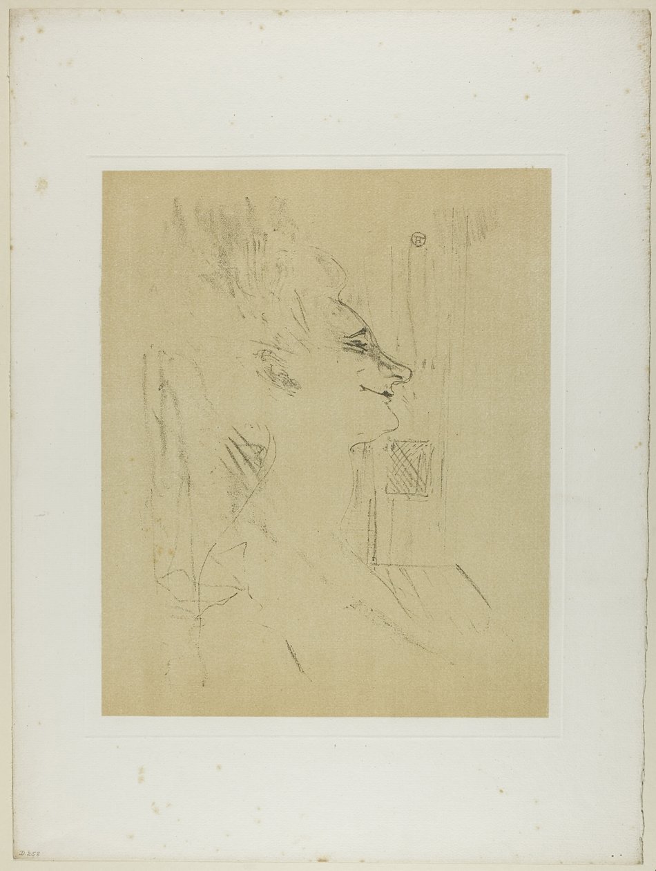 Yvette Guilbert-Soularde, od Yvette Guilbert od Henri de Toulouse Lautrec