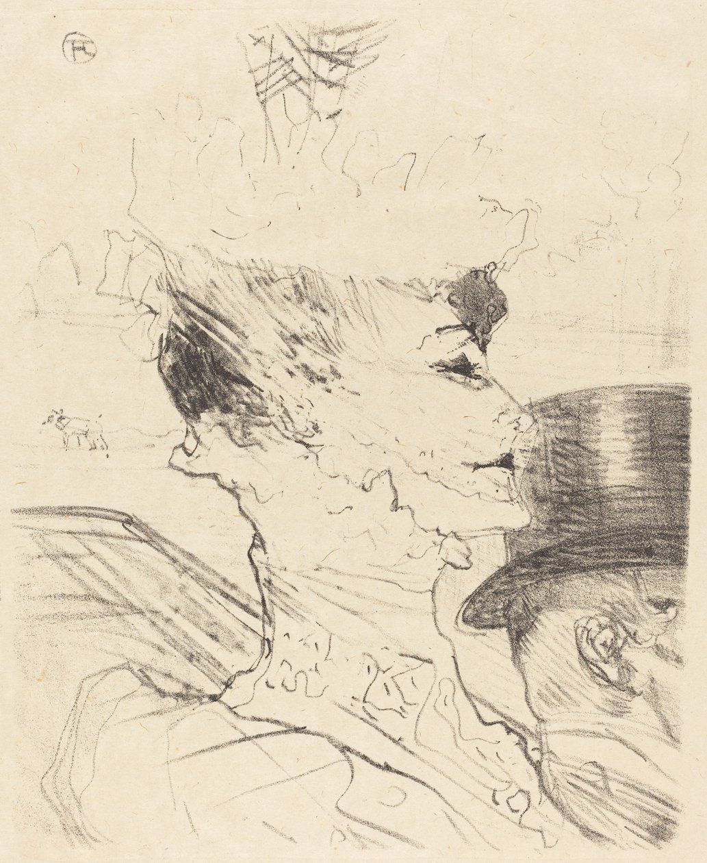Yvette Guilbertové? od Henri de Toulouse Lautrec
