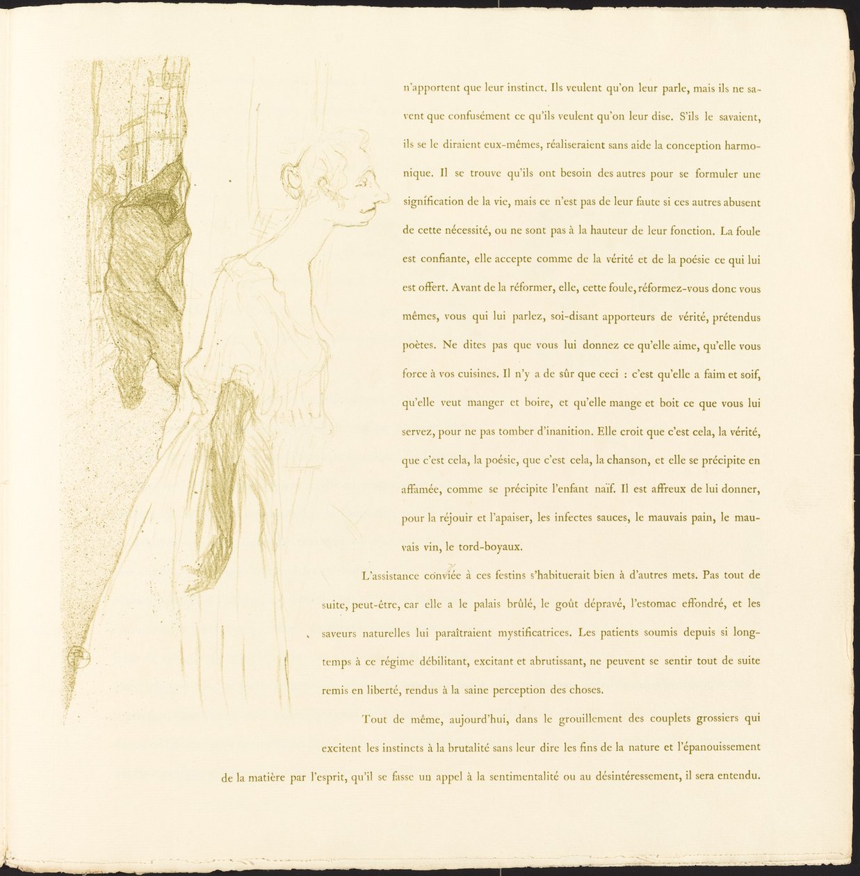 Yvetta Guilbertová od Henri de Toulouse Lautrec