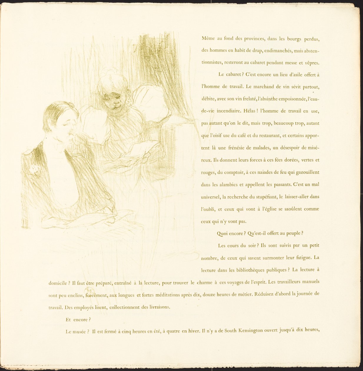 Yvetta Guilbertová od Henri de Toulouse Lautrec