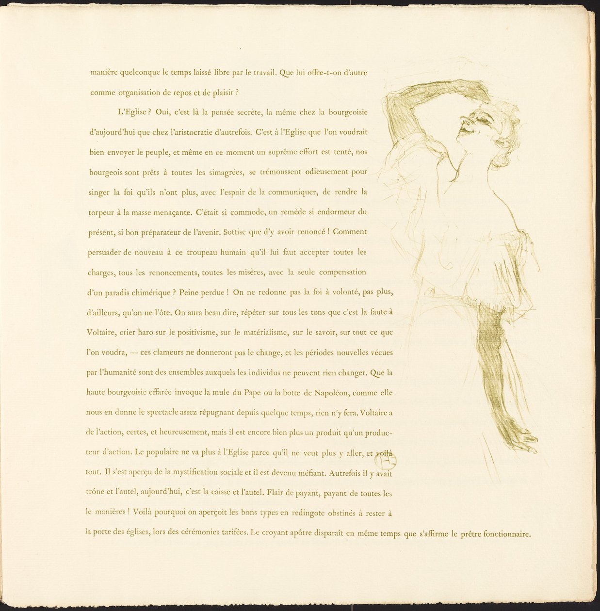 Yvetta Guilbertová od Henri de Toulouse Lautrec