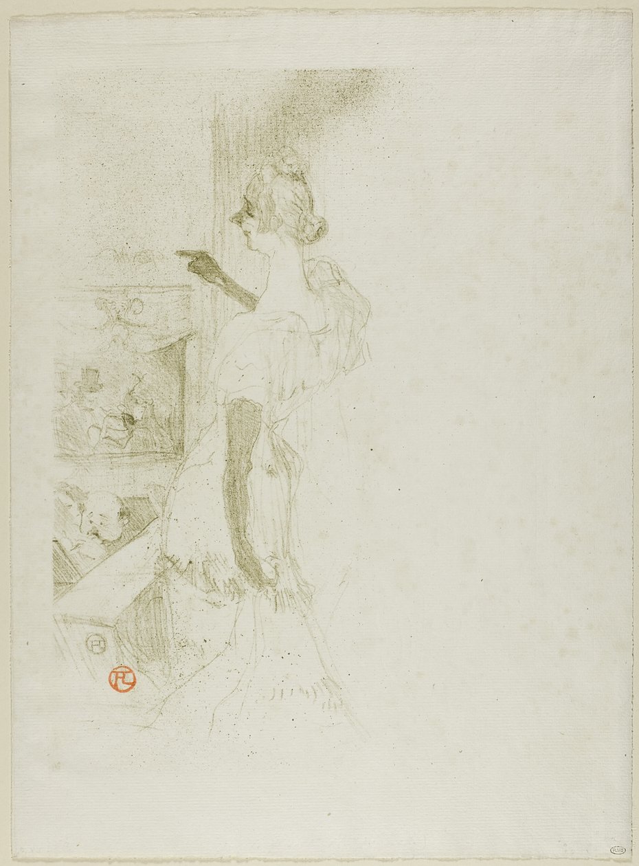 Yvetta Guilbertová od Henri de Toulouse Lautrec