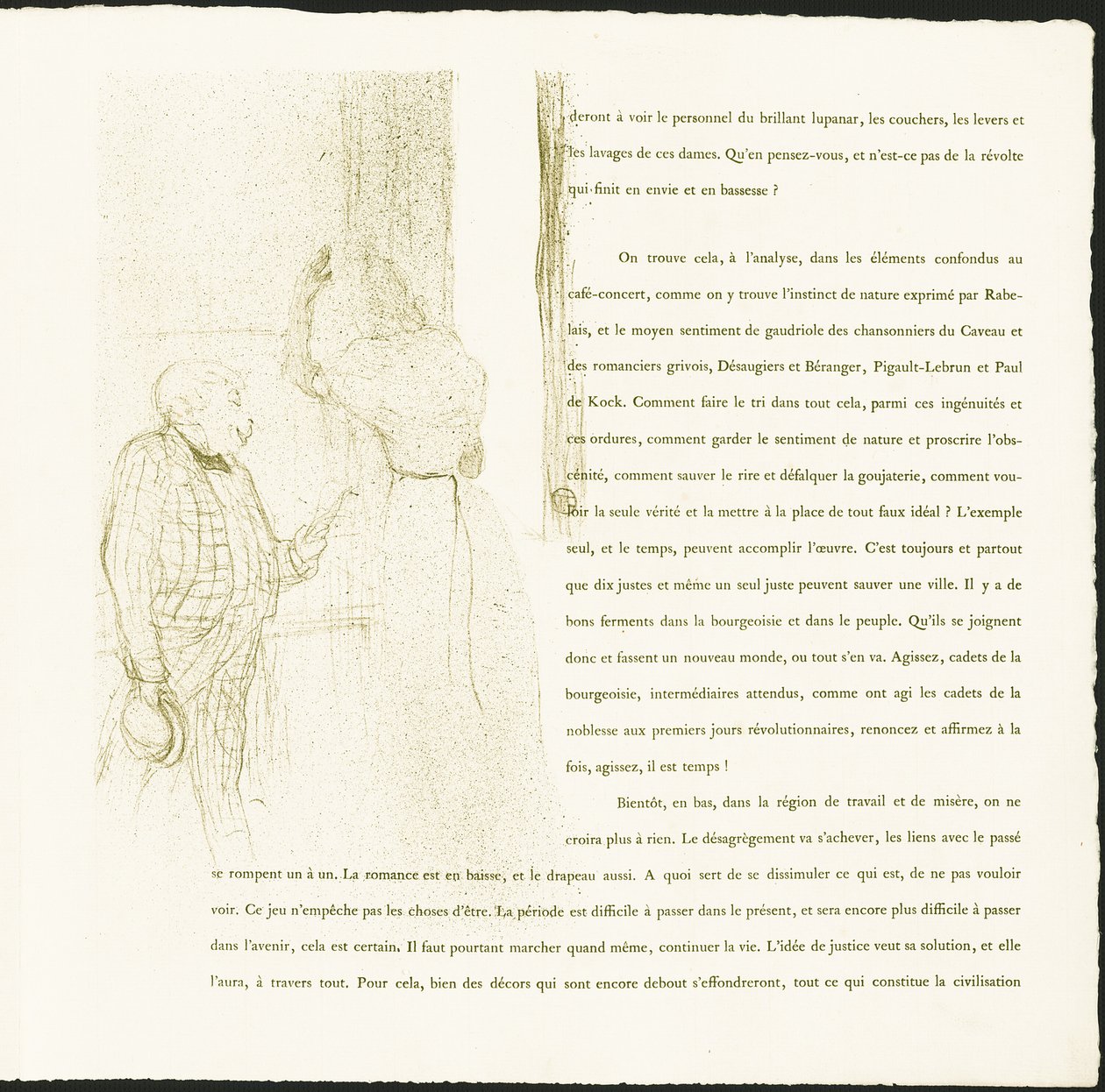 Yvetta Guilbertová od Henri de Toulouse Lautrec