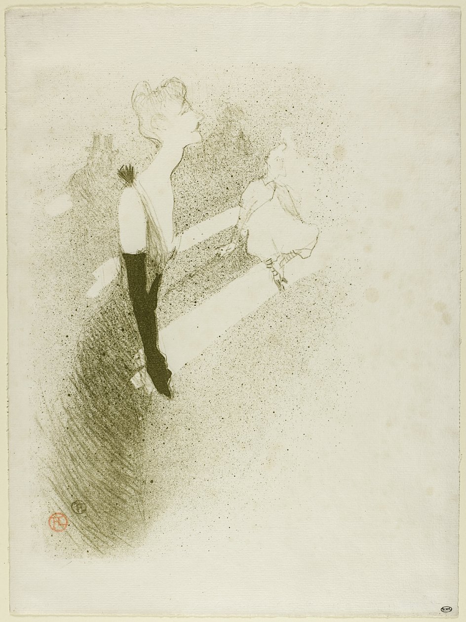 Yvetta Guilbertová od Henri de Toulouse Lautrec