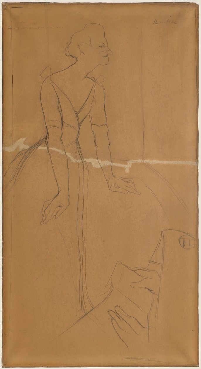 Yvetta Guilbertová od Henri de Toulouse Lautrec